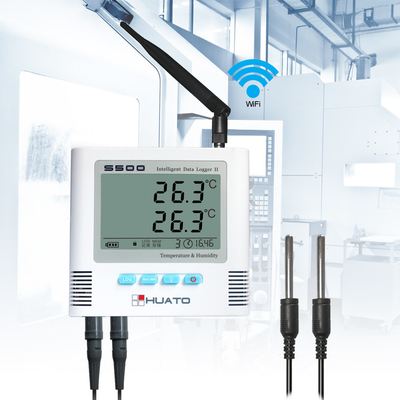 China Monitor material da umidade de Wifi do ABS da indústria, registador da temperatura de S500- Wifi fornecedor