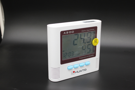 China Grandes pulso de disparo do higrômetro do termômetro do LCD Digital/medidor de Humidmeter da temperatura função do alarme fornecedor