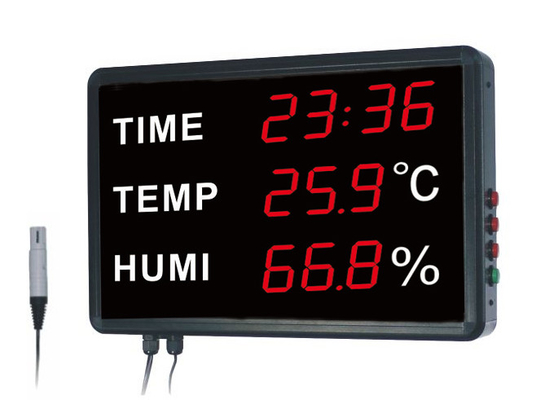 China Cronometre o termômetro e o higrômetro de Digitas da umidade da temperatura simultaneamente para o armazém e a sala fornecedor