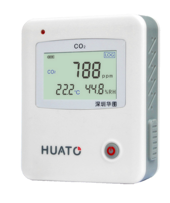 China Medidor pequeno da umidade do CO2/temperatura do registador de dados do dióxido de carbono do tamanho fornecedor