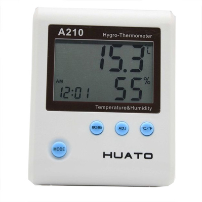 China Medidor longo da umidade do termômetro de Digitas do higrômetro do termômetro de Digitas da vida da bateria fornecedor
