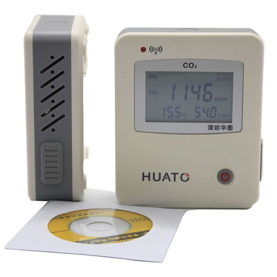 China Registador de dados do CO2 do registrador do monitor da umidade da temperatura com os sensores importados original fornecedor