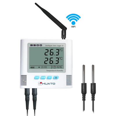 China Temperatura da elevada precisão e aparência elegante de Wifi do monitor da umidade fornecedor