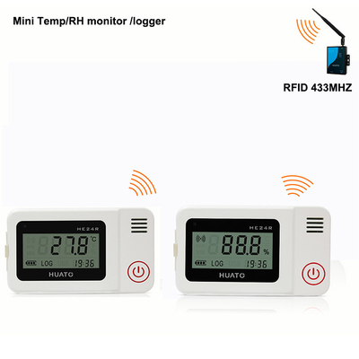 China Sensor de sistema de vigilância sem fio do registador de dados da umidade da temperatura do RFID 433Mhz fornecedor